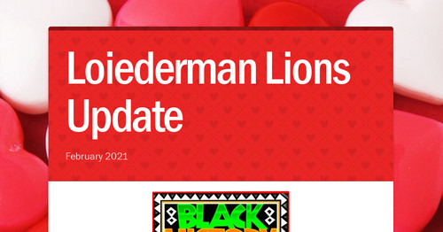 Loiederman Lions Update