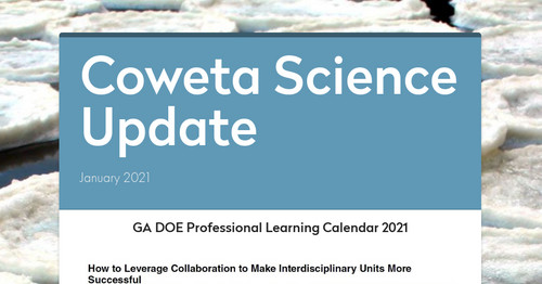 Coweta Science Update