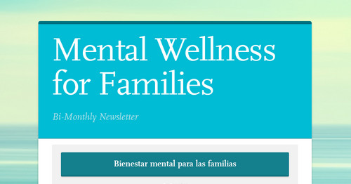 Mental Wellness for Families
