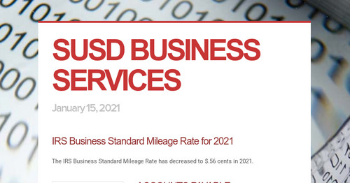 SUSD BUSINESS SERVICES