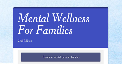 Mental Wellness For Families