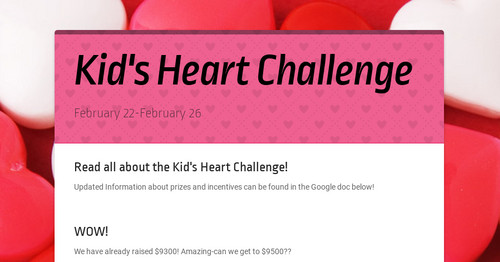 Kid's Heart Challenge