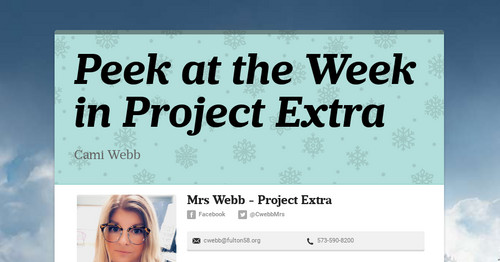 Peek at the Week in Project Extra