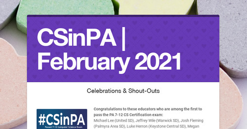 CSinPA | February 2021