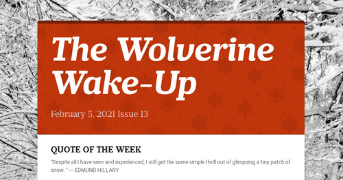 The Wolverine Wake-Up