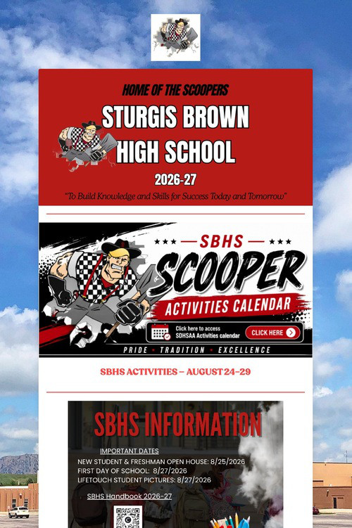 STURGIS BROWN HIGH SCHOOL