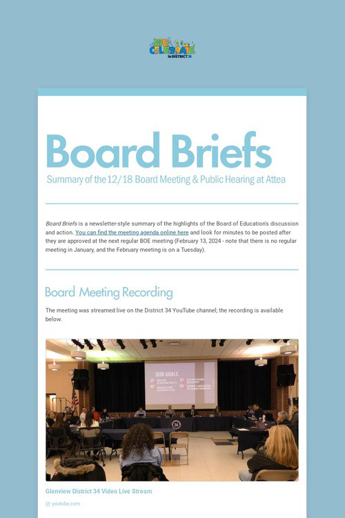 Board Briefs