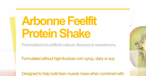 Arbonne Feelfit Protein Shake