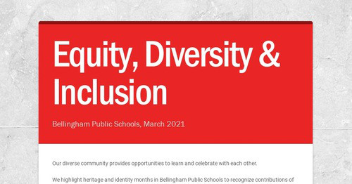 Equity, Diversity & Inclusion