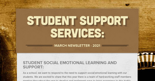 Student Support Services: