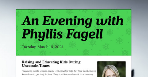 An Evening with Phyllis Fagell