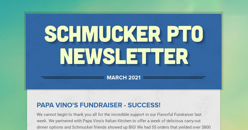 Schmucker PTO Newsletter
