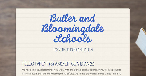 Butler and Bloomingdale Schools