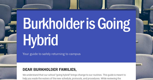 Burkholder is Going Hybrid