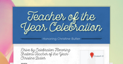 Teacher of the Year Celebration