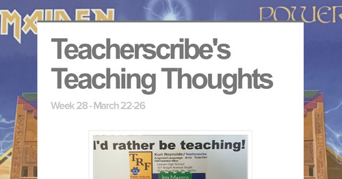 Teacherscribe's Teaching Thoughts