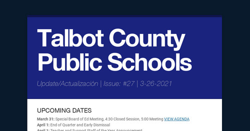 Talbot County Public Schools