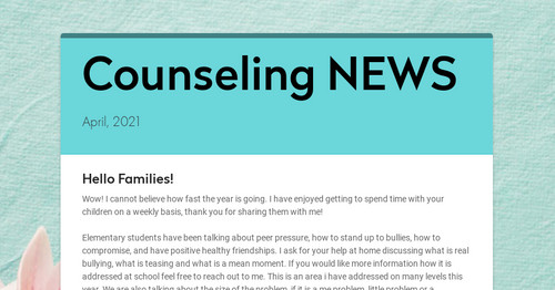 Counseling NEWS