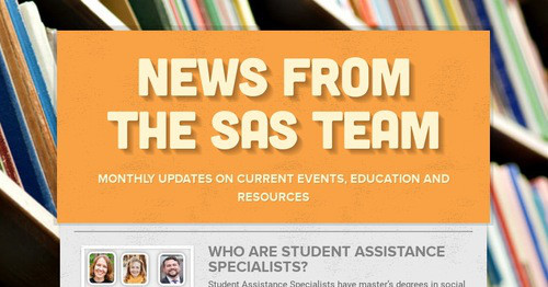 News from the SAS Team