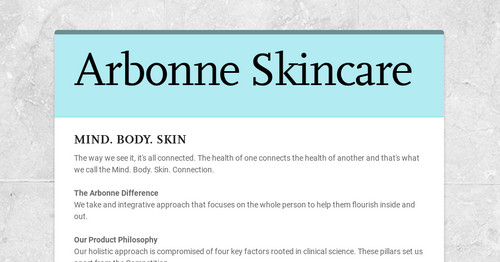 Arbonne Skincare