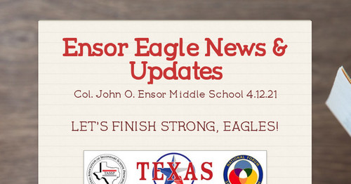 Ensor Eagle News & Updates