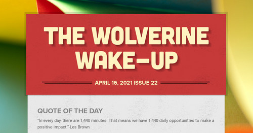 The Wolverine Wake-Up