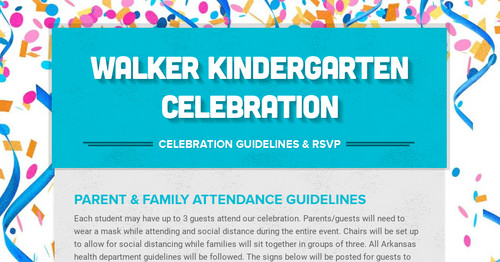 Walker Kindergarten Celebration