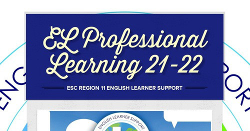 EL Professional Learning 21-22