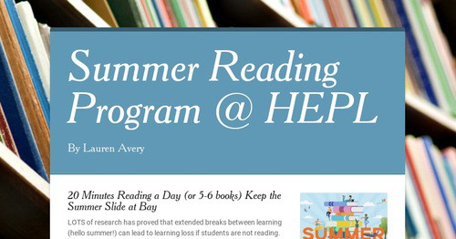 Summer Reading Program @ HEPL