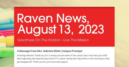 Raven News, August 13, 2023