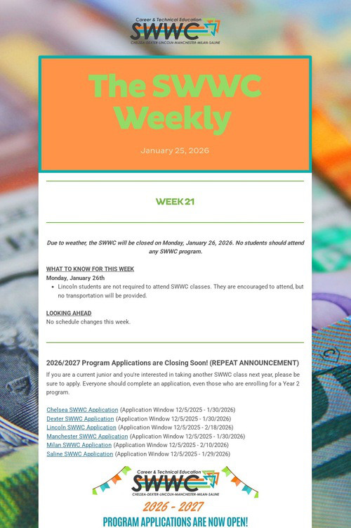 The SWWC Weekly