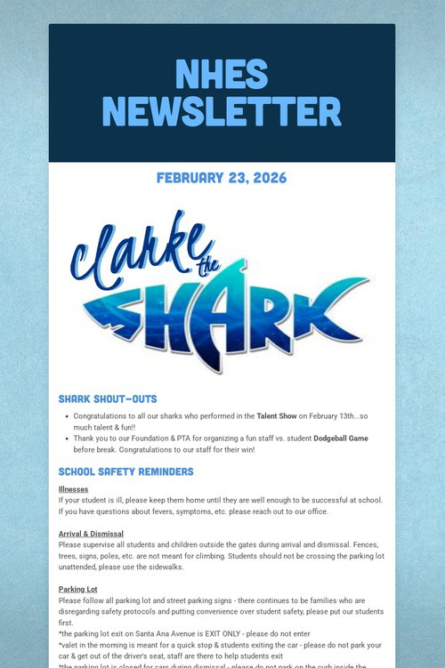 NHES Newsletter