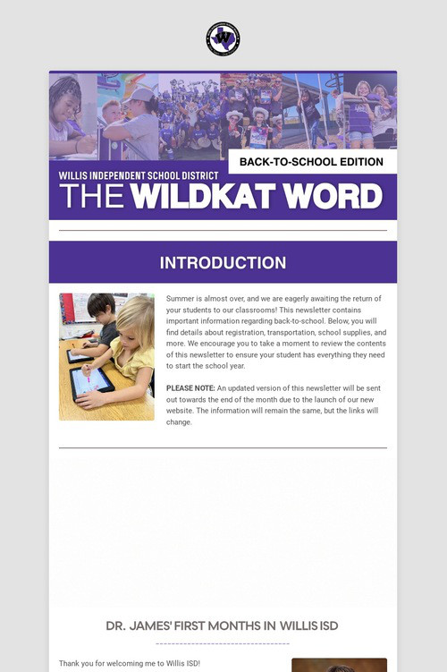 The Wildkat Word: Back-to-School