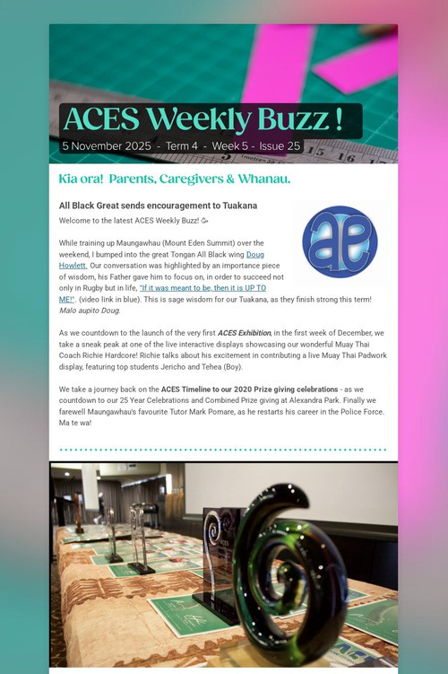 ACES Weekly Buzz !