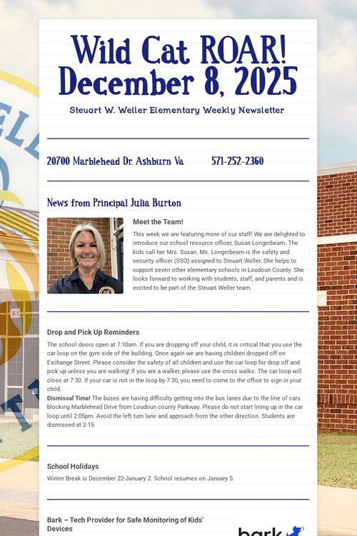 Wild Cat ROAR! December 8, 2025