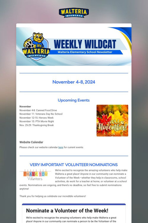 Weekly Wildcat