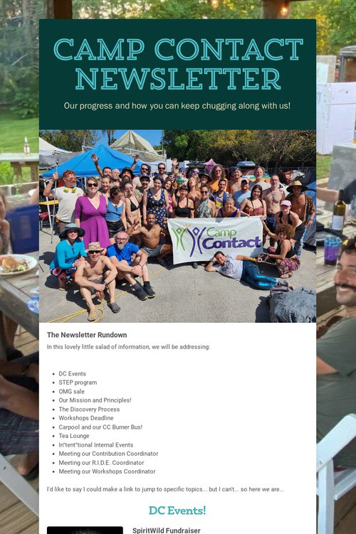 Camp Contact Newsletter