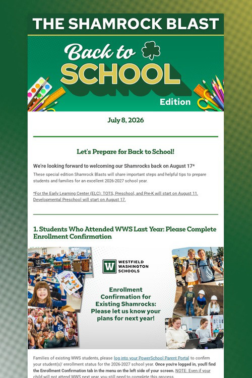 Back to School Blast 7/8/2026