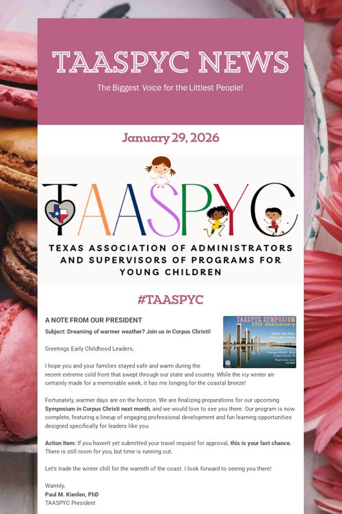 TAASPYC News