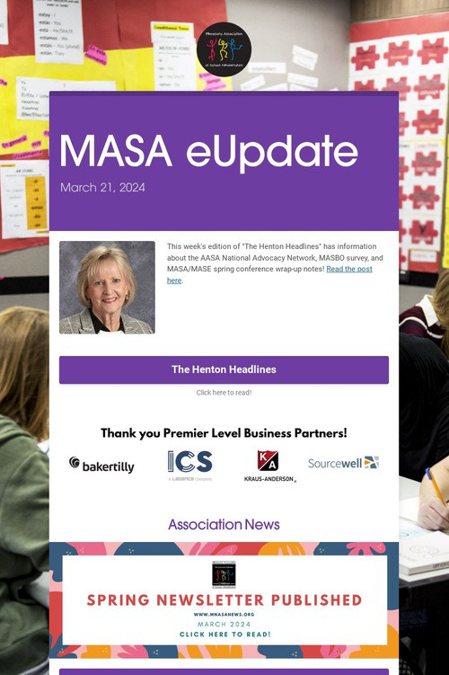 MASA eUpdate