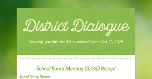 District Dialogue