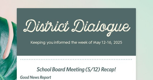 District Dialogue