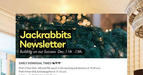 Jackrabbits Newsletter