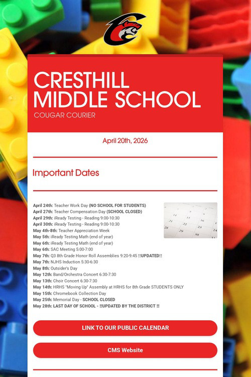 CRESTHILL MIDDLE SCHOOL