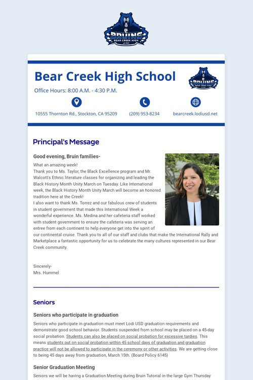 03/03/2024 BCHS Weekly Newsletter