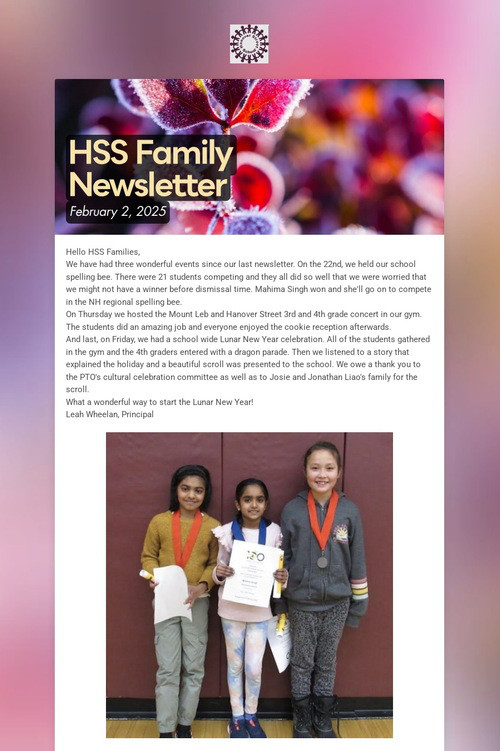 HSS Family Newsletter