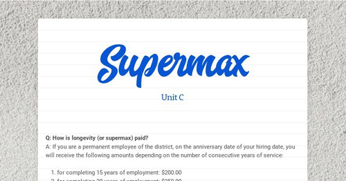Supermax