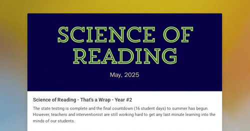 Science of Reading
