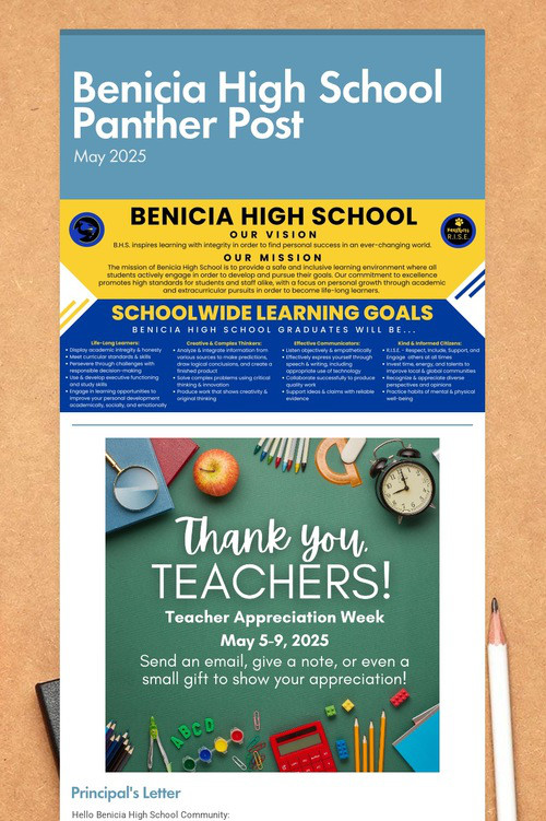Benicia High School Panther Post