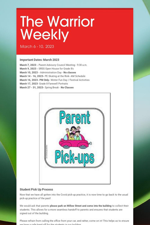 The Warrior Weekly